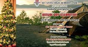 ST. ANN'S HIGH SCHOOL - SSC Secunderabad | ANNUAL DAY CELEBRATIONS 4PM | 9-12-23