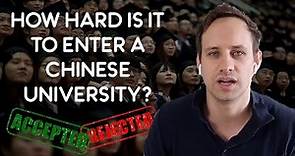 What is the Acceptance Rate at Chinese Universities?