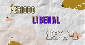 Revolución de 1904 y Gobiernos Liberales de 1094 a 1912
