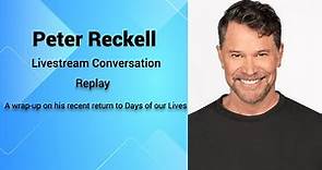 Peter Reckell Livestream Conversation - Days of our Lives