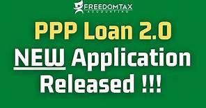 NEW Second PPP 2 Loan Application is Out in SBA Website | Form 2483-SD