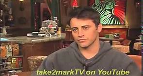 Rewind: Matt LeBlanc "Friends" on-set interview interrupted by Matthew Perry