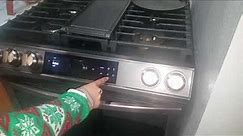How to find the Timer on the Samsung Slide-in gas range