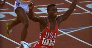 Carl Lewis Wins 100m, Relay and Long Jump Gold - Los Angeles 1984 Olympics