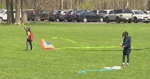 Allendale Columbia students celebrate Kite Day