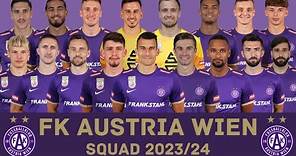FK AUSTRIA WIEN Squad Season 2023/24 | Austria Vienna | FootWorld