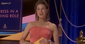 Renée Zellweger Is Pretty in Pink at 2021 Oscars