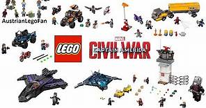 All Lego Captain America Civil War Sets Compilation - Lego Speed Build Review