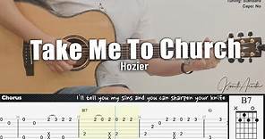 Take Me To Church - Hozier | Fingerstyle Guitar | TAB + Chords + Lyrics