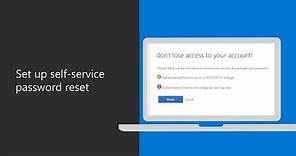 How to set up self-service password reset for Microsoft 365 Business Premium
