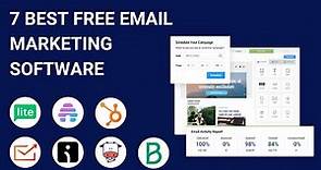 +7 Best FREE Email Marketing Software Tools in 2024 [Comparison]