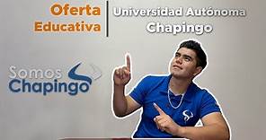 ¿QUE PUEDO ESTUDIAR EN CHAPINGO? ¿CUAL ES LA OFERTA EDUCATIVA? ESTAS SON LAS CARRERAS QUE TE OFRECE.