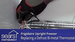 How to Replace a Frigidaire Upright Freezer Defrost Bi-metal Thermostat