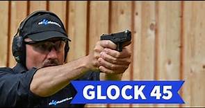 Glock 45. Test a fuoco al poligono di tiro