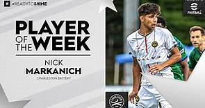 Leading the Comeback! Charleston Battery's Nick Markanich is the USL Championship Player of the Week