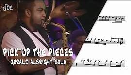 "Pick up the pieces" - Gerald Albright solo - Sax Alto Transcription.