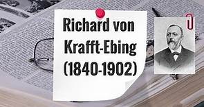 Autores #1 - Richard von Krafft-Ebing