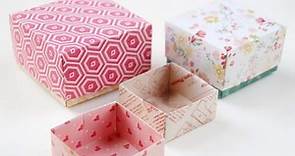 DIY《簡易摺紙盒》送小禮物不用再擔心找不到小盒子裝嚕 | 宅宅新聞