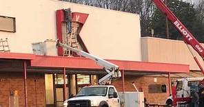 The "K" comes down as Kmart closes