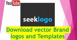 How Can Download Logo Vector images From Seek Logo Website.