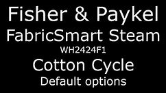 Fisher & Paykel FabricSmart Steam Cotton Cycle