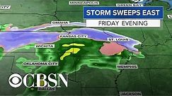 Weather forecast: Weekend snowstorm to hit Midwest, East Coast