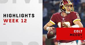 Highlights from Colt McCoy's first game as Redskins starter | Week 12