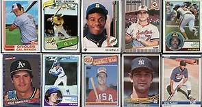 The 20 Most Valuable Baseball Cards of the 1980s
