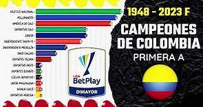 Campeones de COLOMBIA (1948 - 2023 Finalización) | Primera A Liga BetPlay