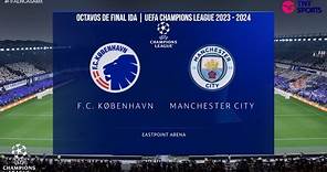 FC Copenhague vs Manchester City | 8VOS DE FINAL IDA | UEFA champions league 23-24 | EA SPORTS FC24
