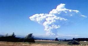 Footage of the 1980 Mount St. Helens Eruption