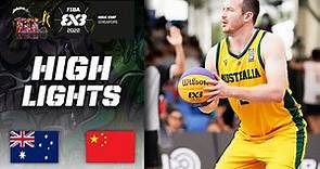 Australia v China | Men Semi-Final | Highlights | FIBA 3x3 Asia Cup 2022