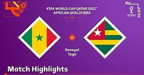 Senegal v Togo | FIFA World Cup Qatar 2022 Qualifier | Match Highlights