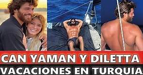 Can Yaman y Diletta Leotta están de vacaciones en Turquía