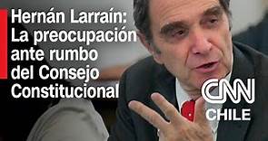 Hernán Larraín afirma que en el Consejo no aún no "hacen sentir partícipe” a la izquierda