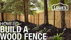 How to Build a DIY Privacy Fence | Lowe's