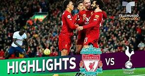 Liverpool vs. Tottenham: 2-1 Goals & Highlights | Premier League | Telemundo Deportes