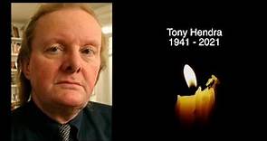 TONY HENDRA - R.I.P - TRIBUTE TO THE SATIRIST, ACTOR, WRITER AND PRODUCER WHO HAS DIED AGED 79