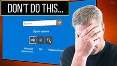Why you should NEVER login to Windows with a Microsoft Account!