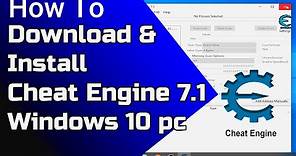 How to download and install cheat engine 7.1 for windows 10 pc 2022