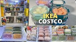 Food Preparation-Fridge Organization using COSTCO-IKEA containers#fridgeorganizationideas