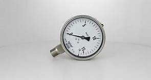 【Product Introduction】WIKA Stainless Steel Pressure Gauge, Lower mount