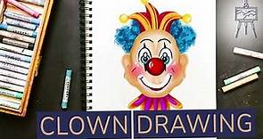 How to Draw a Clown - Easy Step-by-Step Tutorial