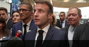 Francia, Macron: "Nessun dubbio che la Russia abbia i Giochi di Parigi nel mirino"