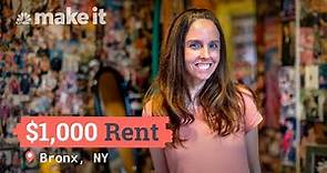 Living In A $1,000/Month Apartment In NYC | Unlocked