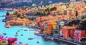 Villefranche-sur-Mer 🇨🇵 A Prestigious City on the French Riviera Coast 4K Ultra HD