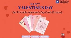 Free Valentine's Day Cards Templates - Editable & Printable