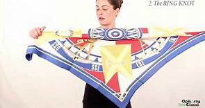 10 ways to KNOT your HERMES scarf - OPHERTY & CIOCCI