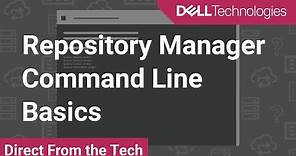 Command Line basics in Dell EMC Repository Manager