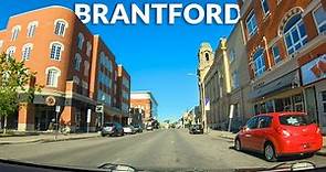 Brantford Downtown Drive 4K - Ontario, Canada